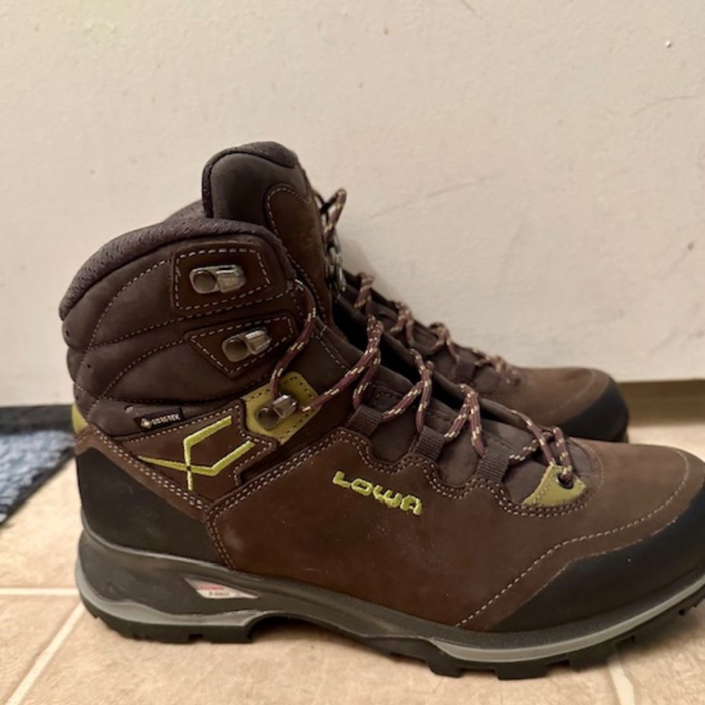 Women's Lowa Lady Light Hiking Boots **BRAND NEW** SLATE/GREEN SIZE 8.0 NO BOX - Picture 4 of 16